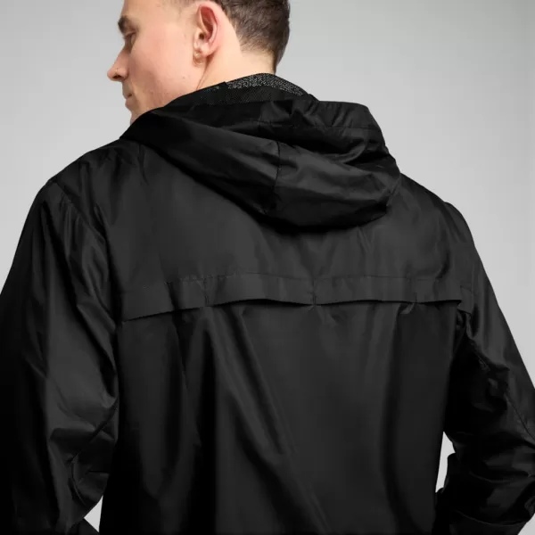  Moška vetrovka PUMA ESS REGULAR WINDBREAKER 684625-01 ČRNA 
