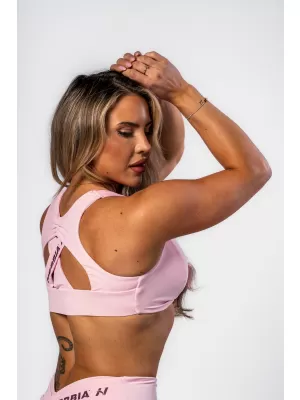 Športni modrček STRONG BEAUTY 424 ROZA Nebbia