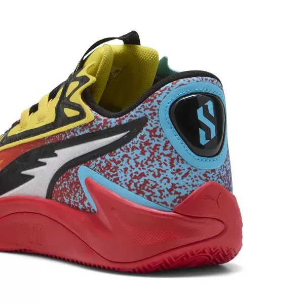  Škornji PUMA SCOOT ZEROS II CAUTION 310843_01 RICKIE ORANGE/SPEED ​​YELLOW 