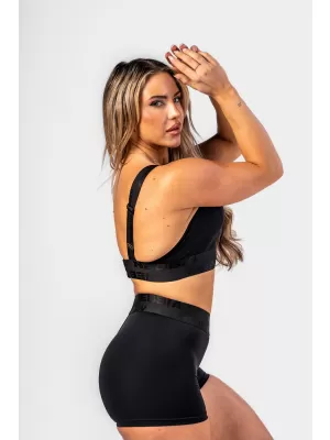 Ženski športni nedrček z ojačitvijo INTENSE Iconic 844 BLACK Nebbia