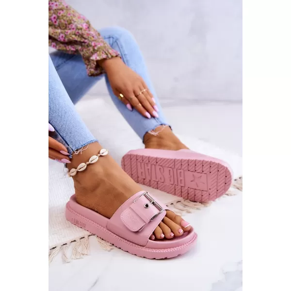  Modni ženski natikači BIG STAR JJ274A308 PINK Big Star Shoes 