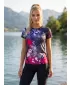 Ženska premium funkcionalna majica ALTISPORT VOJ/ALW055TR01 ČRNO ROZA