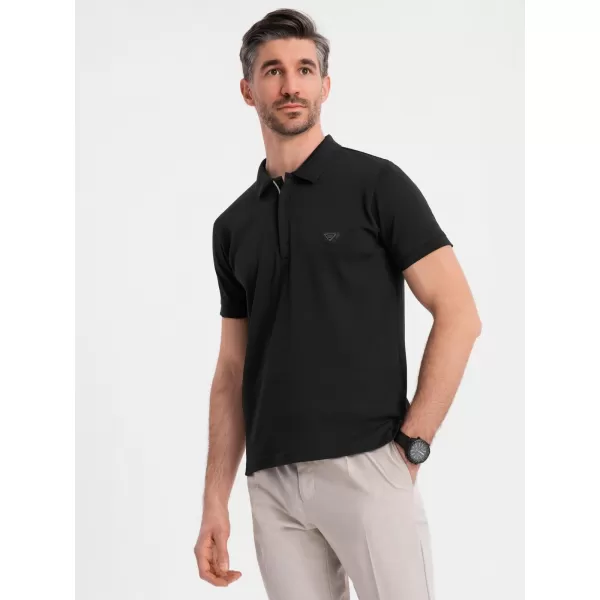  Moška T -majica OMBRE OM-POSS-0148 ČRN 