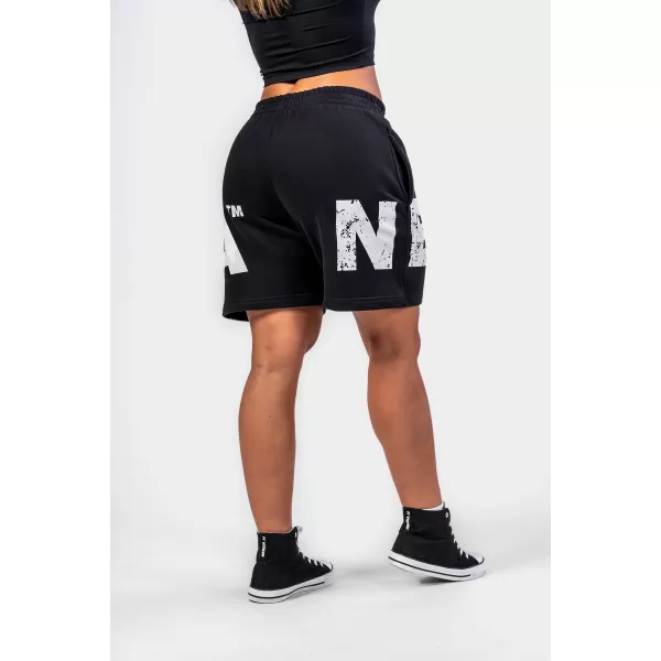  MUSCLE MOMMY 624 ČRNE kratke trenirke Nebbia 6 inch 