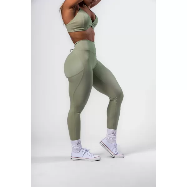  Pajkice za oblikovanje z vezalko STRONG BEAUTY 426 SVETLO ZELENE Nebbia 