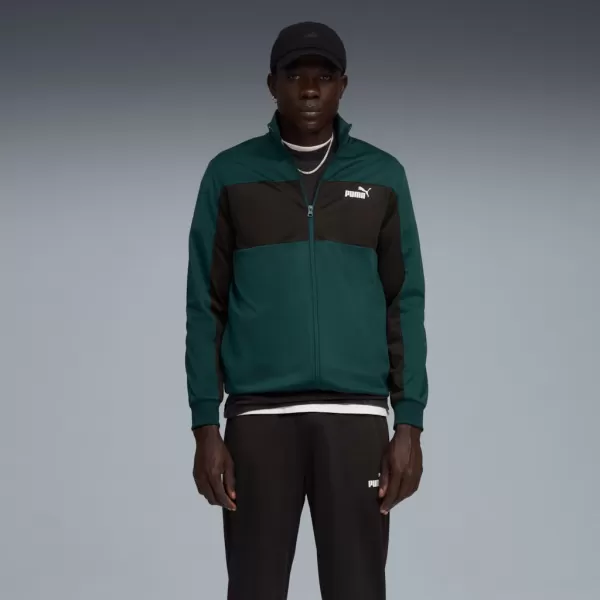 Moški komplet PUMA POLY COLORBLOCK SUIT 687304-75 ZELENA 