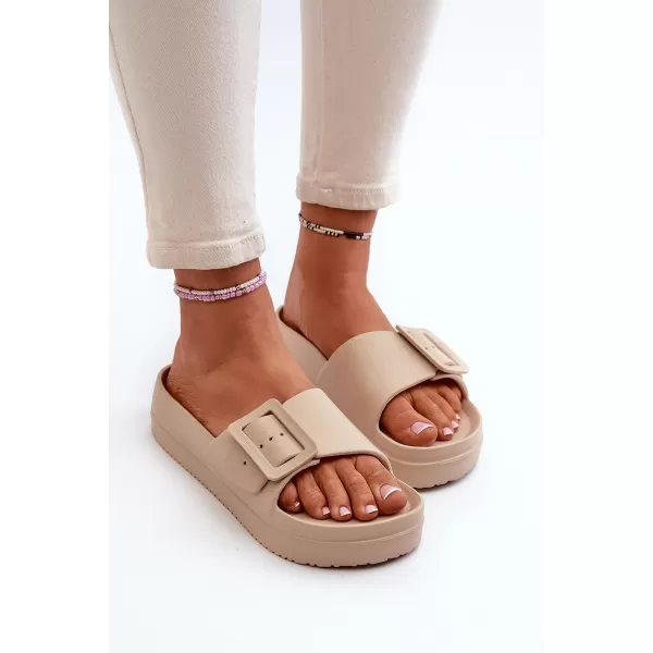  Ženski natikači BIG STAR NN274A666 BEIGE Big Star Shoes 