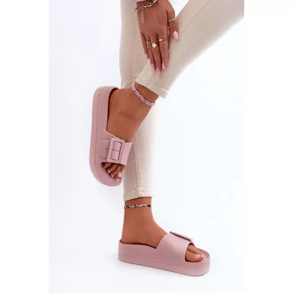  BIG STAR Ženski natikači NN274A663 PINK Big Star Shoes 