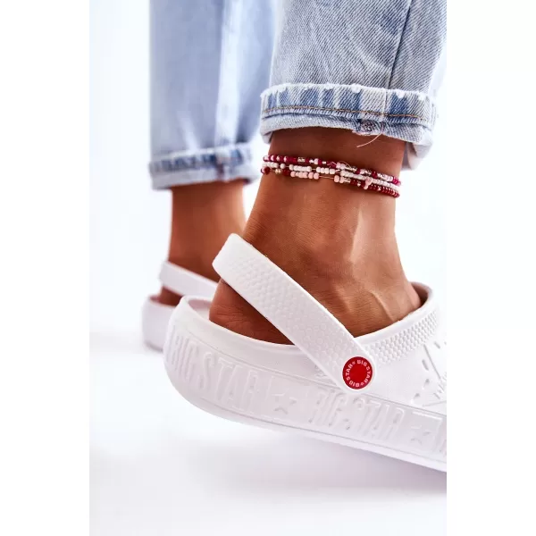  Ženski natikači BIG STAR II275003 WHITE Big Star Shoes 