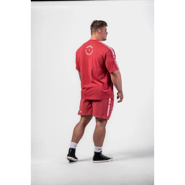  Sprana oversized majica GOLDEN AGE 790 RED Nebbia 
