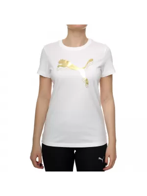 Srajca PUMA ESS METALLIC TEE 684995-52 BELA