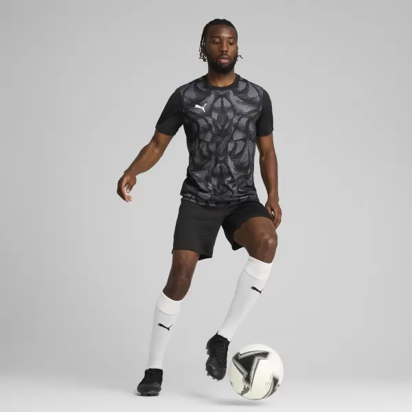  Moška športna majica PUMA TEAMULTIMATE JERSEY 706280_03 ČRNA PUMA 