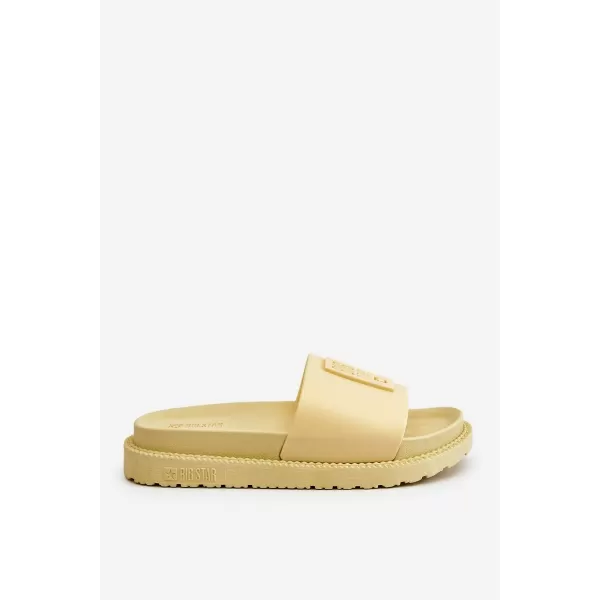  Ženski natikači BIG STAR JJ274A305 YELLOW Big Star Shoes 