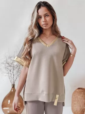 Srajca DSTREET SHINE LOVE RY2911 BEŽ