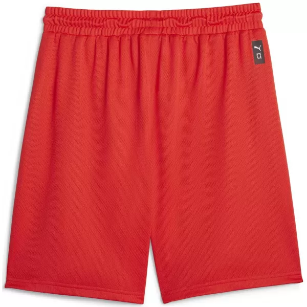  Kratke hlače PUMA HOOPS TEAM PRACTICE SHORT 676641_03 PUMA RDEČA 