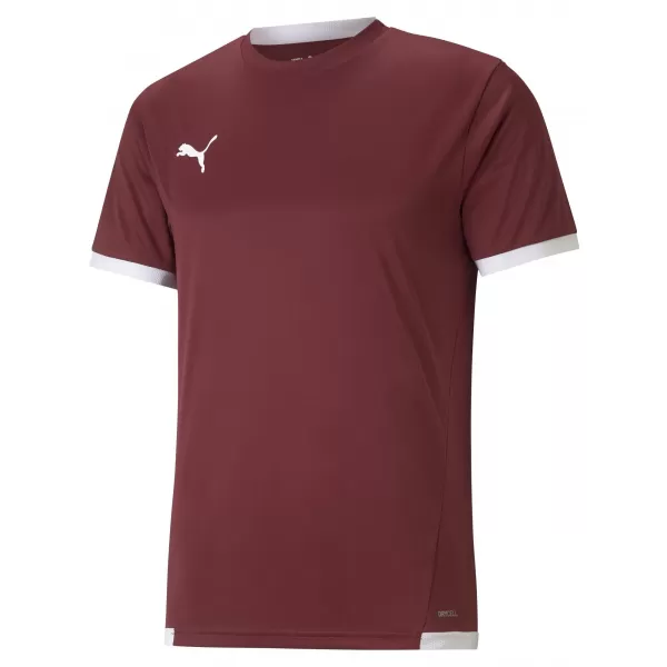  Srajca PUMA TEAMLIGA JERSEY 704917_09 CORDOVAN/ CORDOVAN/PUMA BELA 