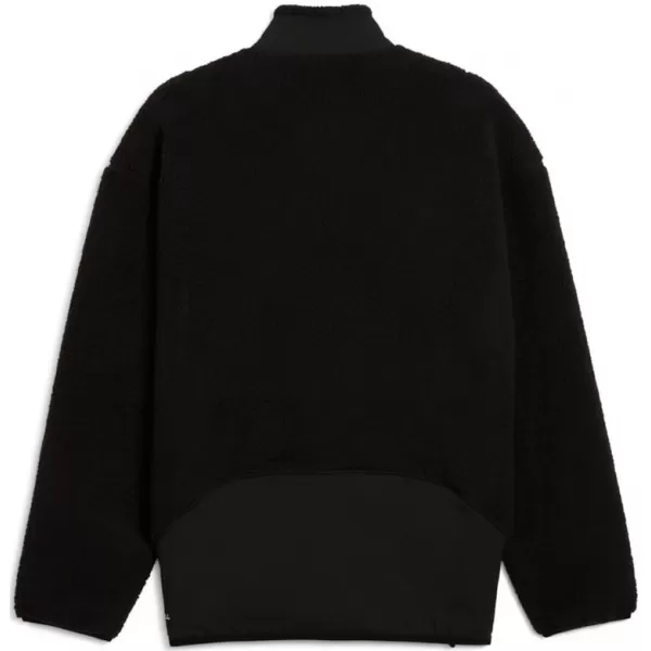  Moška jakna PUMA TECH SOFT TECH RELAXED SHERPA JACKET 632104-01 ČRNA 