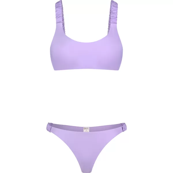  Ženski bikini - zgornji del NORDBLANC NBSSS8209 VIJOLIČNA 