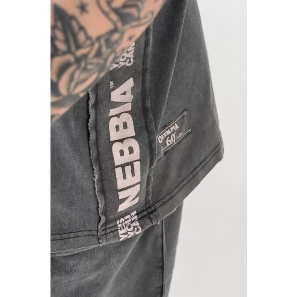  Washed mišična hrbtna vrvica GOLDEN AGE 791 BLACK Nebbia 