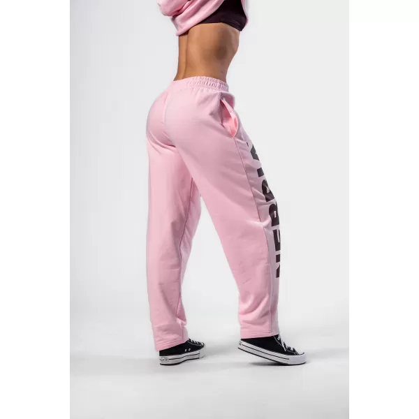  Ohlapne baggy trenirke BOYFRIEND STYLE 432 ROZA Nebbia 