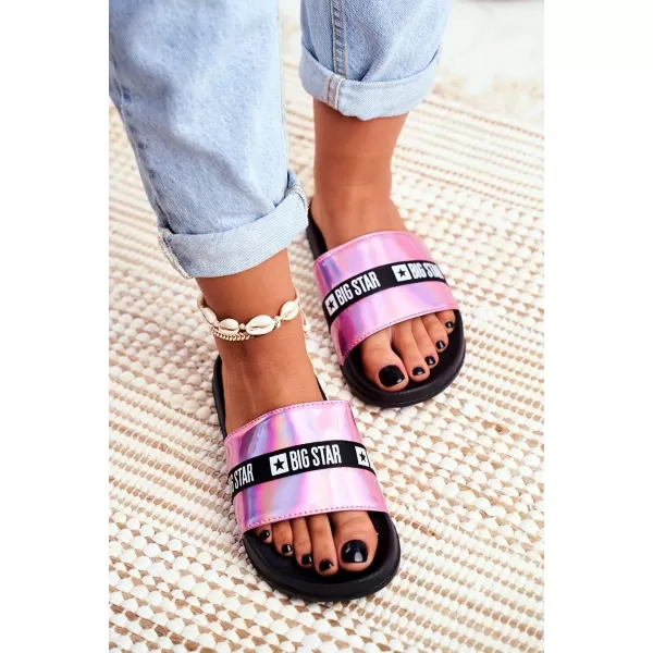  Modni ženski natikači BIG STAR GG274008 PINK Big Star Shoes 