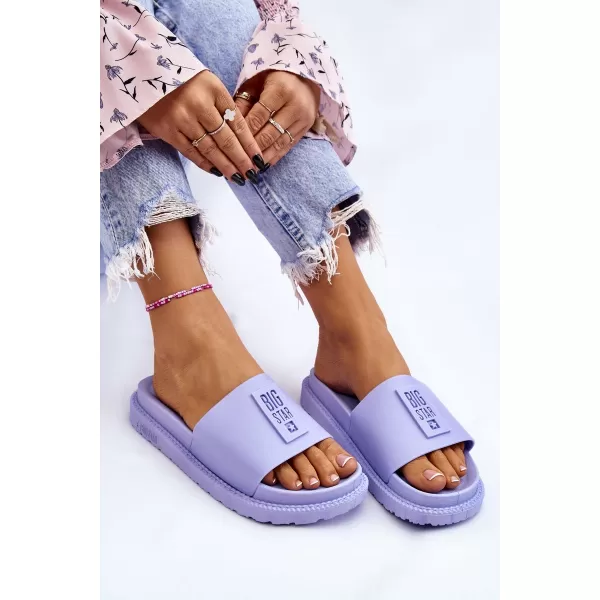  Modni ženski natikači BIG STAR JJ274A304 VIJOLIČNI Big Star Shoes 
