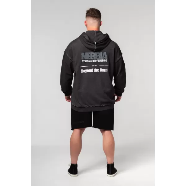  Sprana jopica z zadrgo GYM BRO 362 ČRNA Nebbia 