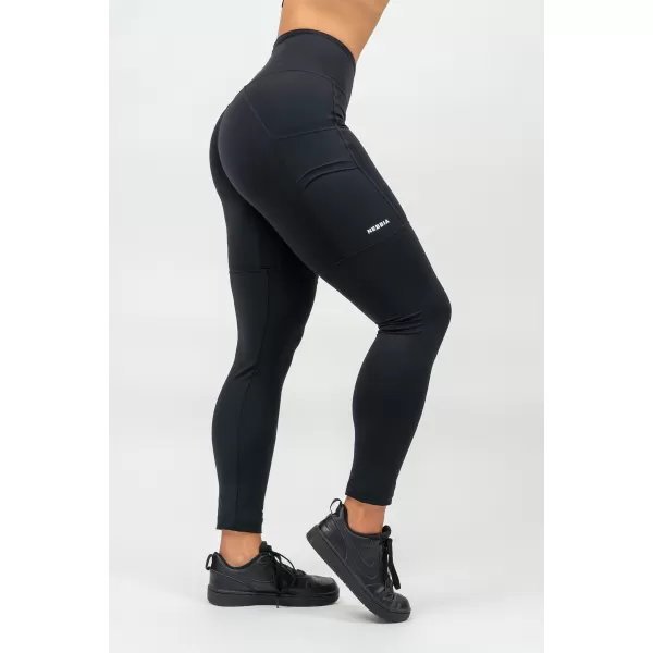  Pajkice z visokim pasom LEG DAY GOALS 248 BLACK Nebbia 