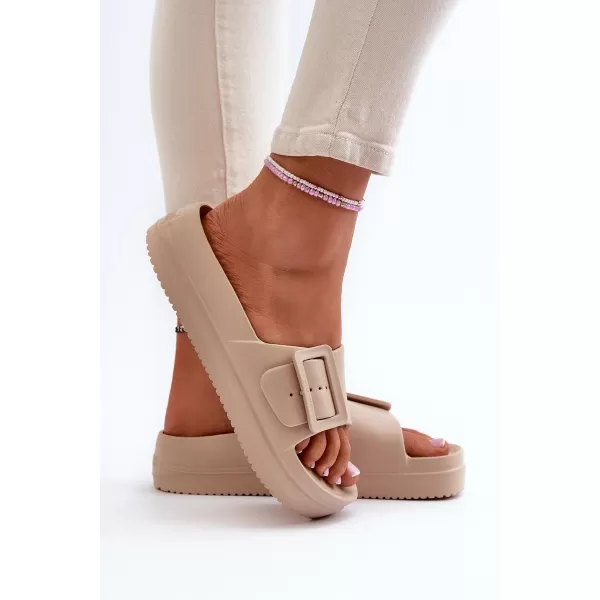  Ženski natikači BIG STAR NN274A666 BEIGE Big Star Shoes 
