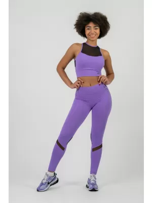 FIT Activewear pajkice z visokim pasom 443 LILA Nebbia