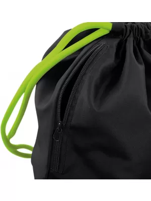 | BG 110 ČRNA/LIMETNO ZELENA BagBase