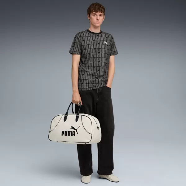  Moška majica s kratkimi rokavi PUMA ESS LOGO LAB AOP TEE 688185-01 ČRNA 