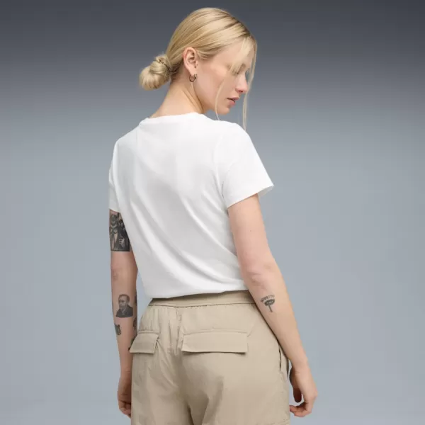  Srajca PUMA ESS METALLIC NO. 1 LOGO TEE 631536-52 BELA 