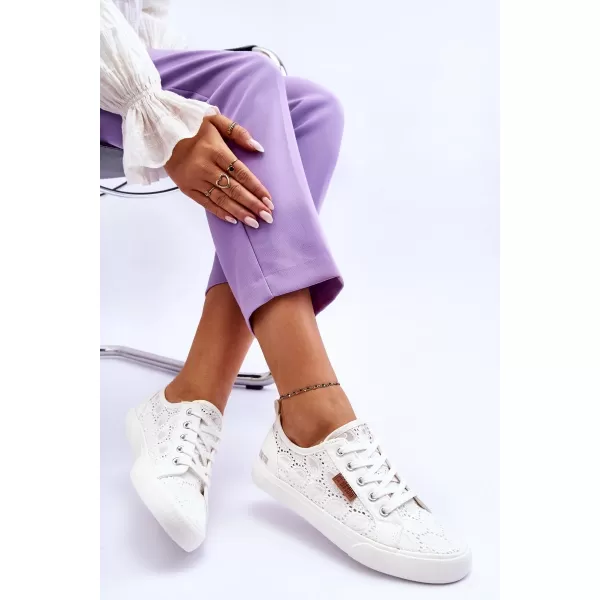  Modne ženske superge BIG STAR W274925 WHITE Big Star Shoes 