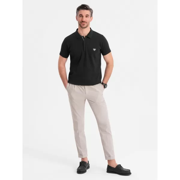  Moška T -majica OMBRE OM-POSS-0148 ČRN 