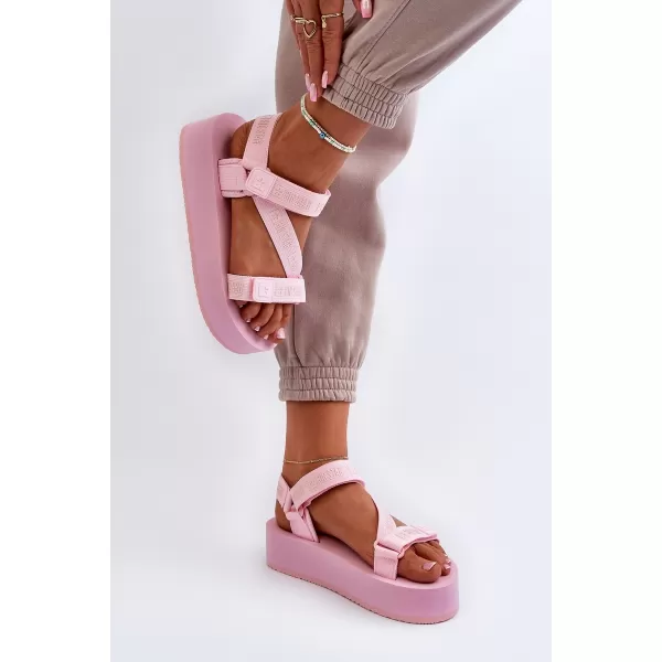  Ženski sandali BIG STAR NN274A533 PINK Big Star Shoes 