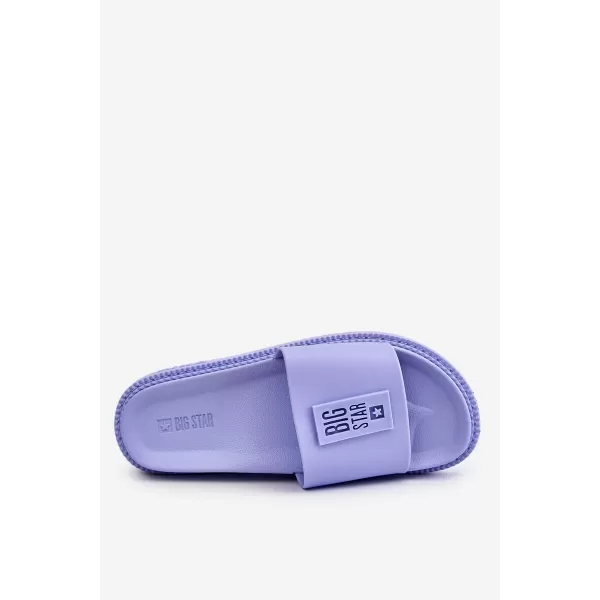  Modni ženski natikači BIG STAR JJ274A304 VIJOLIČNI Big Star Shoes 