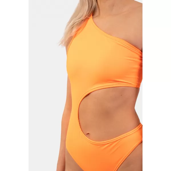  Oranžen asimetričen monokini na eno ramo 458 ORANGE Nebbia 