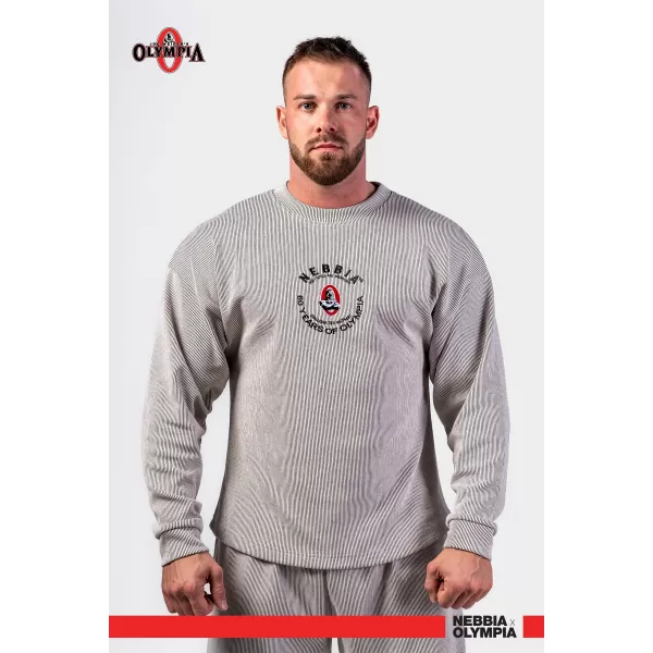  Prevelik pulover s kapuco brez kapuce SIGNATURE 797 SVETLO SIV Nebbia 
