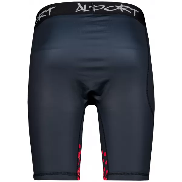  Moške športne pajkice nad koleni premium ALTISPORT VOJ/ALM109LEG02 RDEČA/ČRNA 