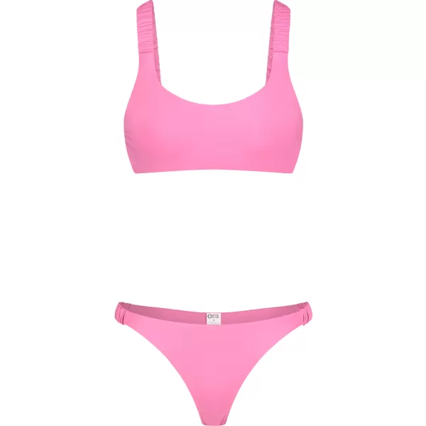  Ženski bikini - zgornji del NORDBLANC NBSSS8209 ROZA 