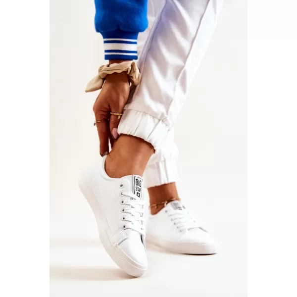  Ženske usnjene superge BIG STAR JJ274311 WHITE Big Star Shoes 