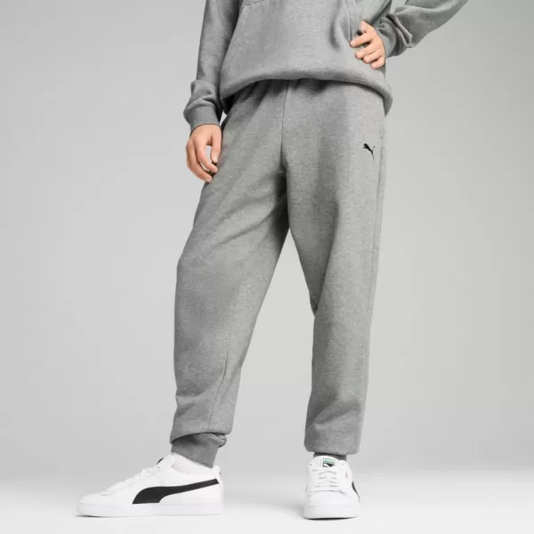  Moške trenirke PUMA ESS SWEATPANTS FL CL 682614-03 SIVA 