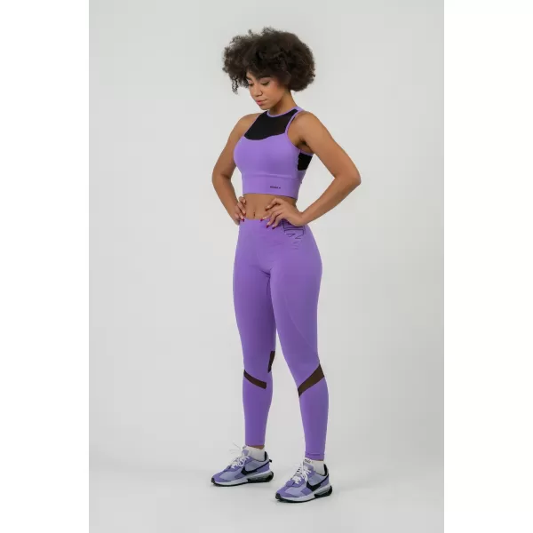  FIT Activewear pajkice z visokim pasom 443 LILA Nebbia 