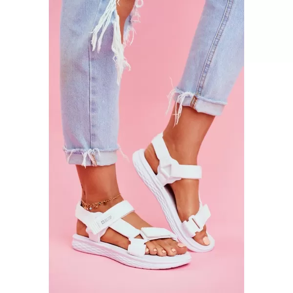  Ženski sandali BIG STAR FF274A603 WHITE Big Star Shoes 