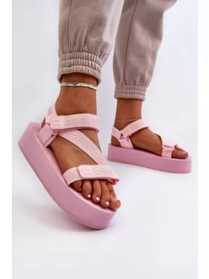 Ženski sandali BIG STAR NN274A533 PINK Big Star Shoes