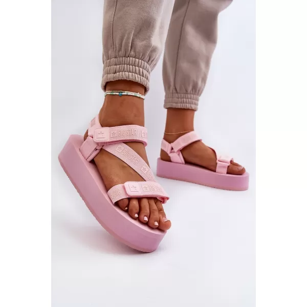  Ženski sandali BIG STAR NN274A533 PINK Big Star Shoes 