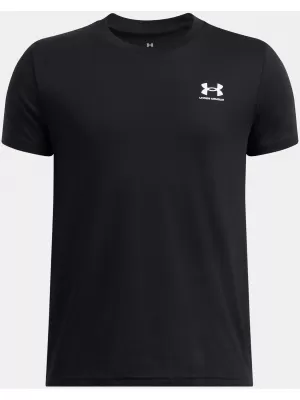 Fantovska majica s kratkimi rokavi UNDER ARMOUR B SPORTSTYLE LC SS 1389962-001 ČRNA