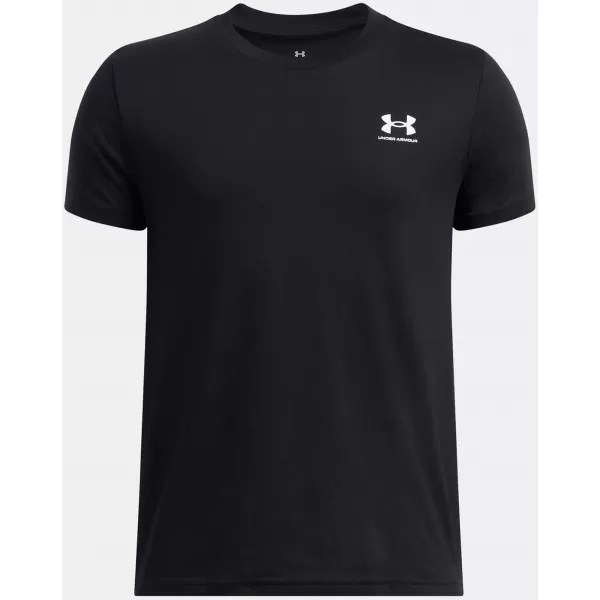  Fantovska majica s kratkimi rokavi UNDER ARMOUR B SPORTSTYLE LC SS 1389962-001 ČRNA 