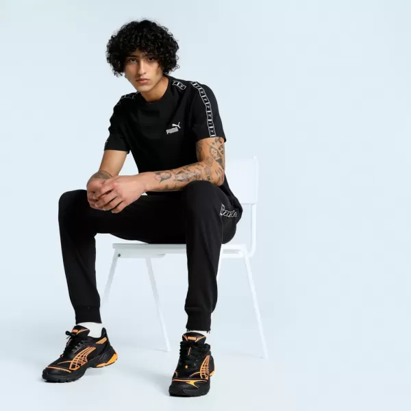  Moška majica s kratkimi rokavi PUMA ESS TAPE TEE 684674-01 ČRNA 